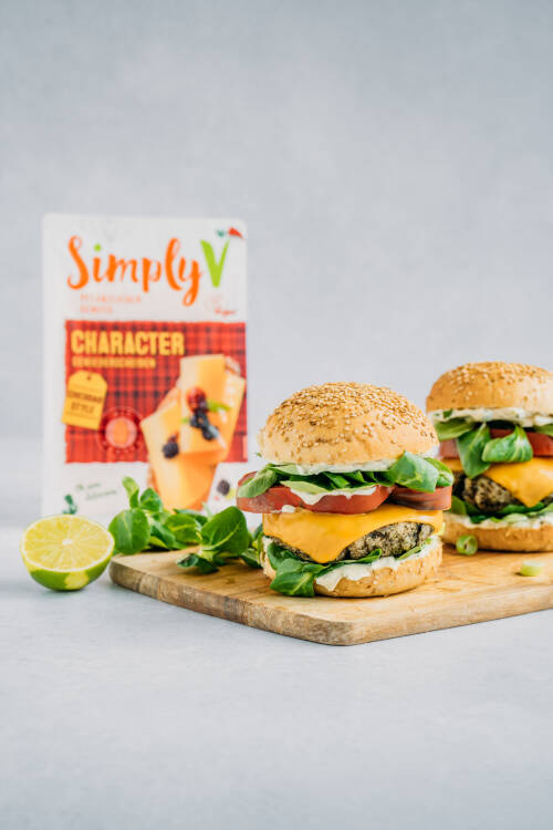 Simply V Visch-Burger 