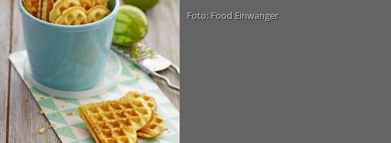 Rezeptbild für "Limetten-Knusperwaffeln"