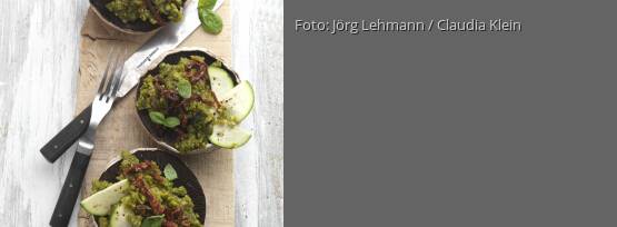 Rezeptbild für "Portobelli mit Pistazienfüllung"