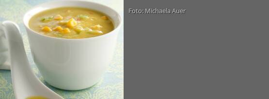 Rezeptbild für "Avocado-Mais-Cremesuppe"