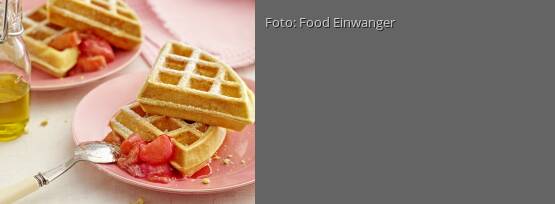 Rezeptbild für "Waffeln mit Mascarpone und Olivenöl"