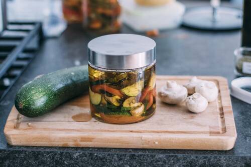 Selbst gemachtes Antipasti