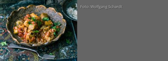 Rezeptbild für "Auberginen-Zwiebel-Gemüse"