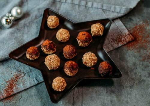 Diese Süßkartoffeln enthalten Kokosöl und das Süßungsmittel Xylit - und kommen so ganz ohne Zucker aus.