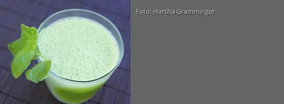 Rezeptbild für "Basilikum Lassi – vegan"