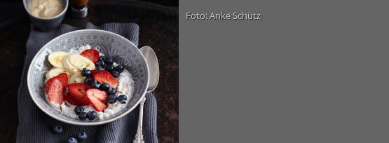 Rezeptbild für "Beeren-Müsli mit Bananenmus"