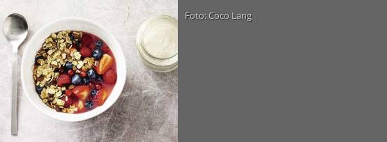 Rezeptbild für "Beerenmüsli mit Zimtjoghurt"