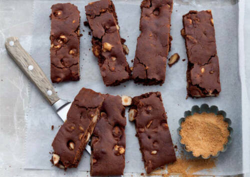 Leckeres Berliner Brot mit Chlorella-Pulver.