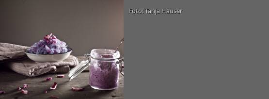 Rezeptbild für "Blaukraut-Pesto mit Glasnudeln"