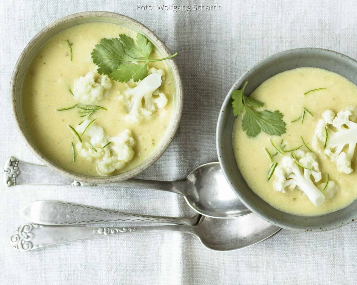 Blumenkohl-Ingwer-Suppe