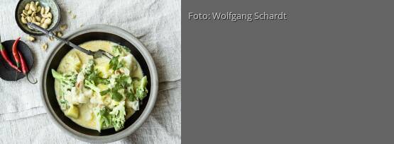 Rezeptbild für "Blumenkohl-Romanesco-Curry"