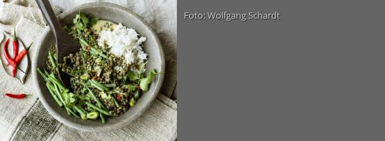 Rezeptbild für "Bohnen-Curry mit Linsen"