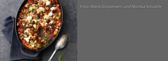Rezeptbild für "Bohnenauflauf mit Lammfleisch"