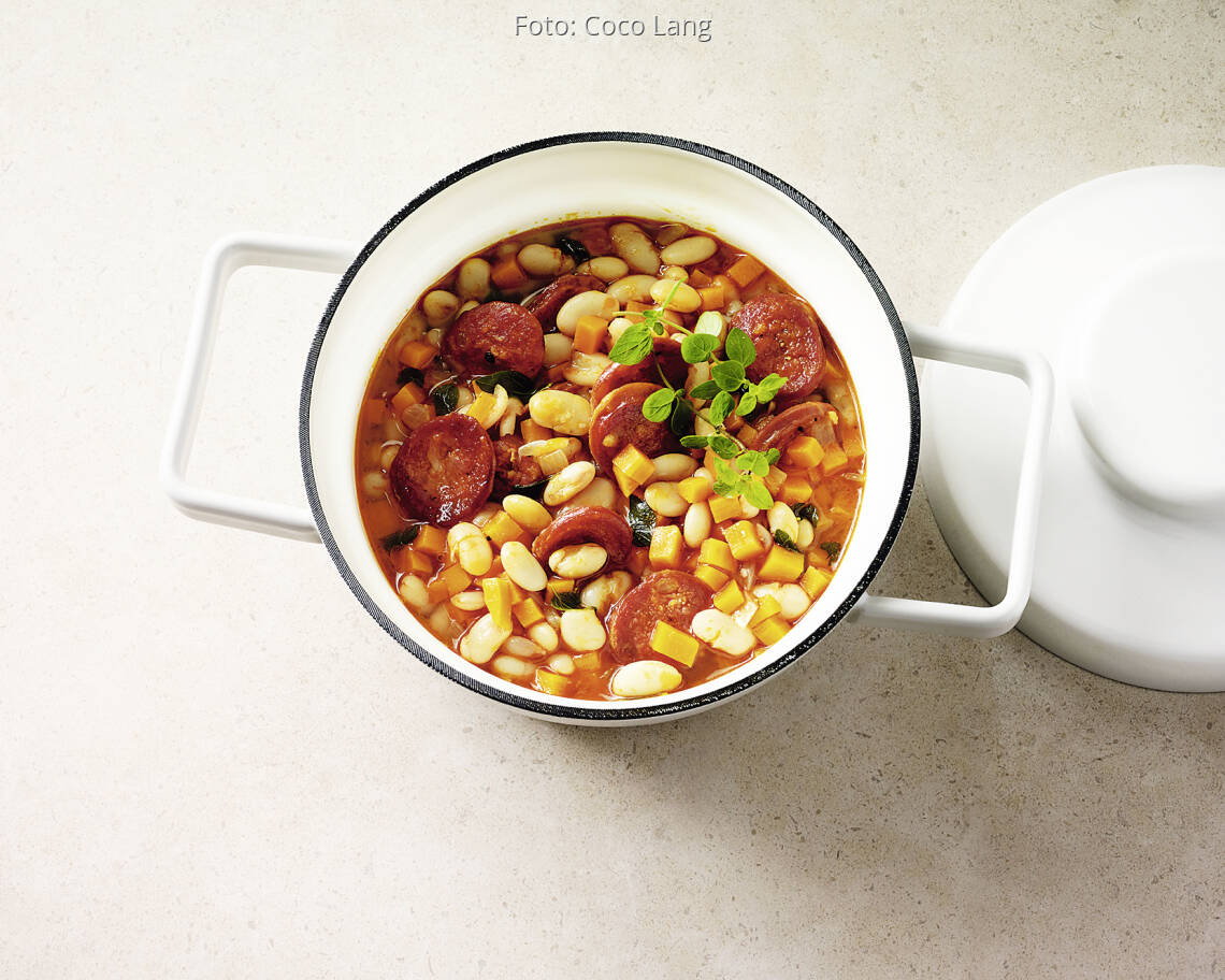 Bohnensuppe mit Chorizo