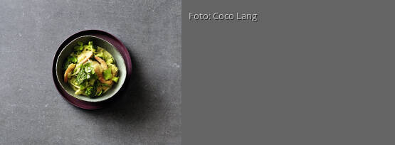 Rezeptbild für "Brokkoli-Curry mit Garnelen"