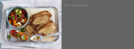 Rezeptbild für "Bruschetta mit Tomaten-Kompott"