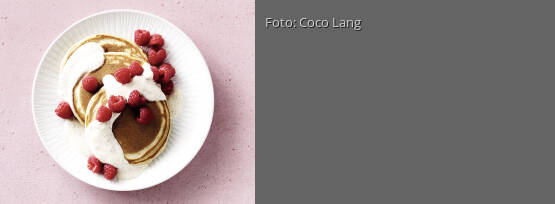 Rezeptbild für "Buchweizen-Pancakes mit Himbeeren"