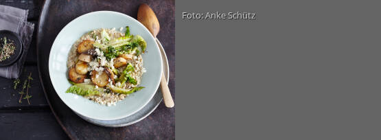 Rezeptbild für "Buchweizen-Risotto mit Pilzen"