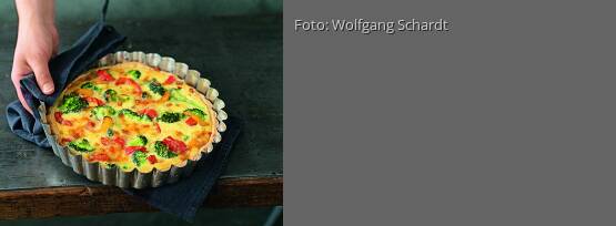 Rezeptbild für "Bunte Gemüsequiche"