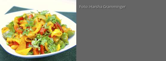 Rezeptbild für "Buntes Paprikagemüse"