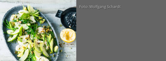 Rezeptbild für "Burrata mit grünem Gemüse"