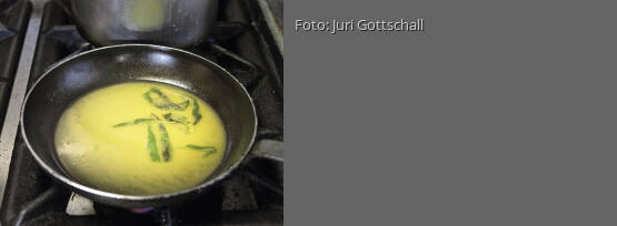 Rezeptbild für "Die einfachste Sauce für frische Pasta: die Butter-Salbei-Emulsion"