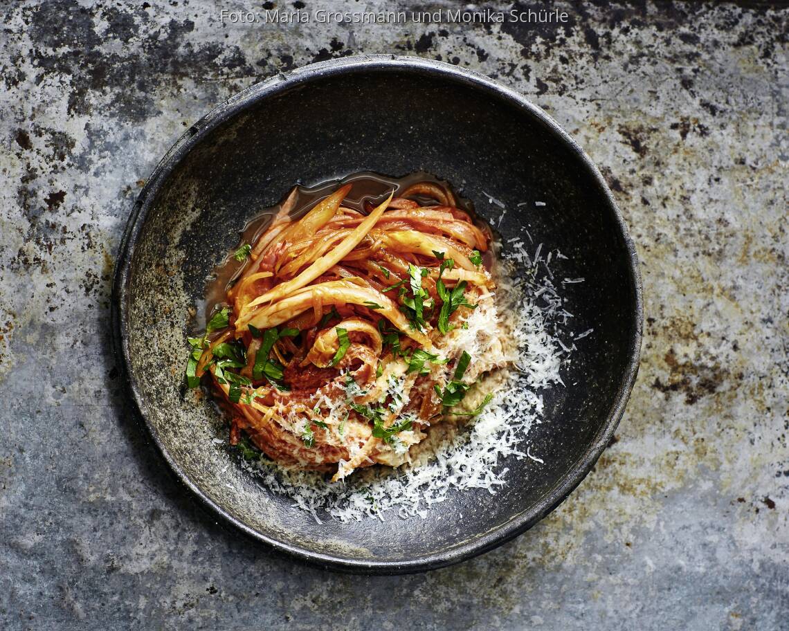 Chicorée mit Schinken und Käse