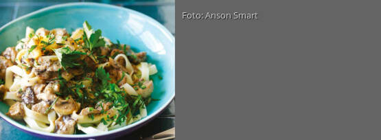 Rezeptbild für "Cremiges Pilz-Stroganoff"