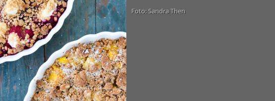 Rezeptbild für "Sommerlicher Beeren-Crumble"