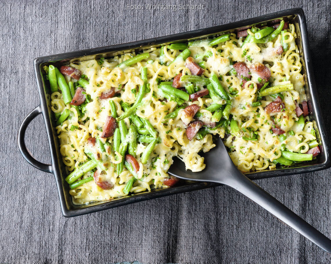 Express-Nudelauflauf