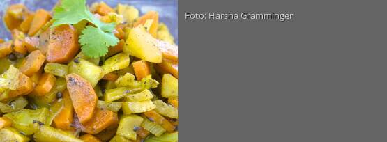Rezeptbild für "Fenchel-Karotten-Curry – vegan"