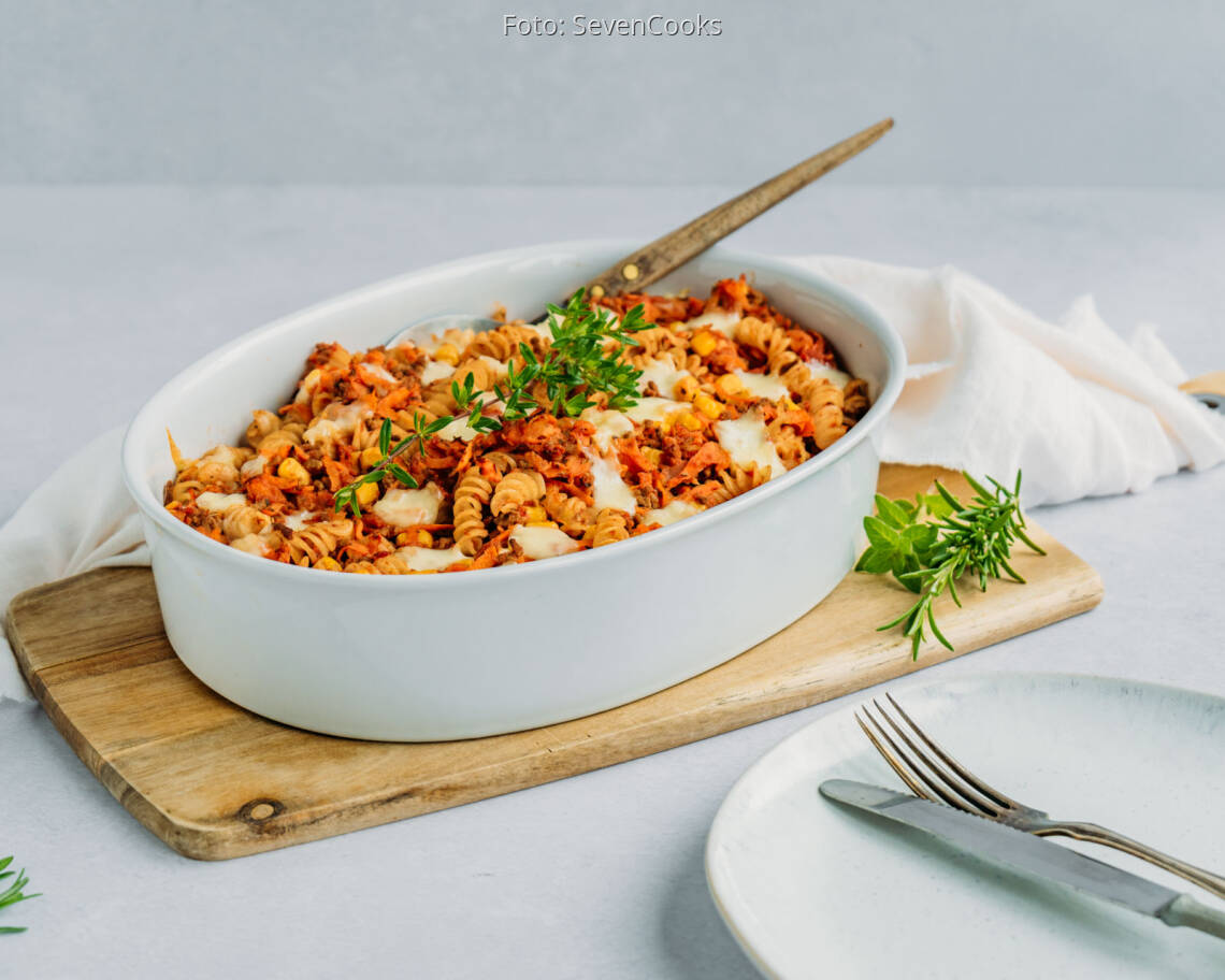 Fexitarisches Rezept: Hack-Nudel-Auflauf 3