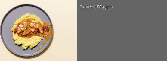 Rezeptbild für "Fisch in Tomatensahne mit Kartoffelpüree"