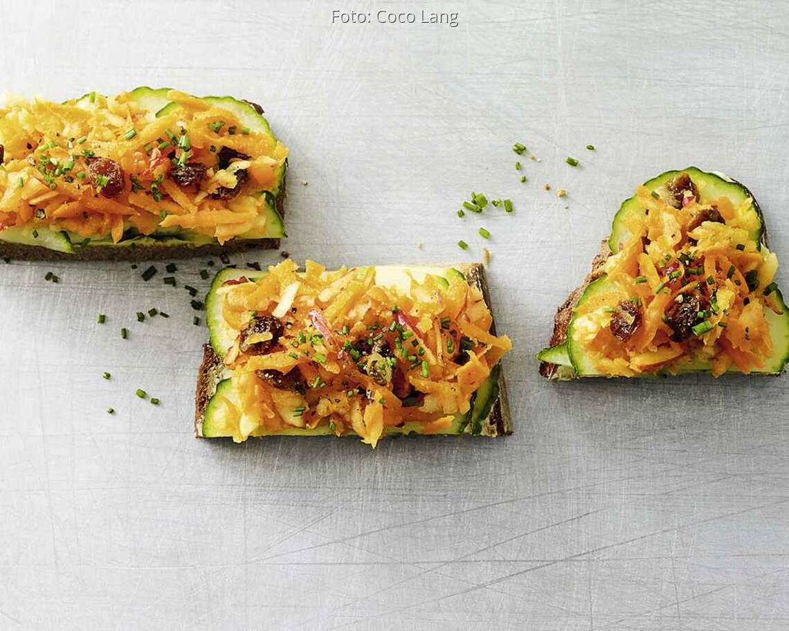 Fitnessbrote mit Gemüse