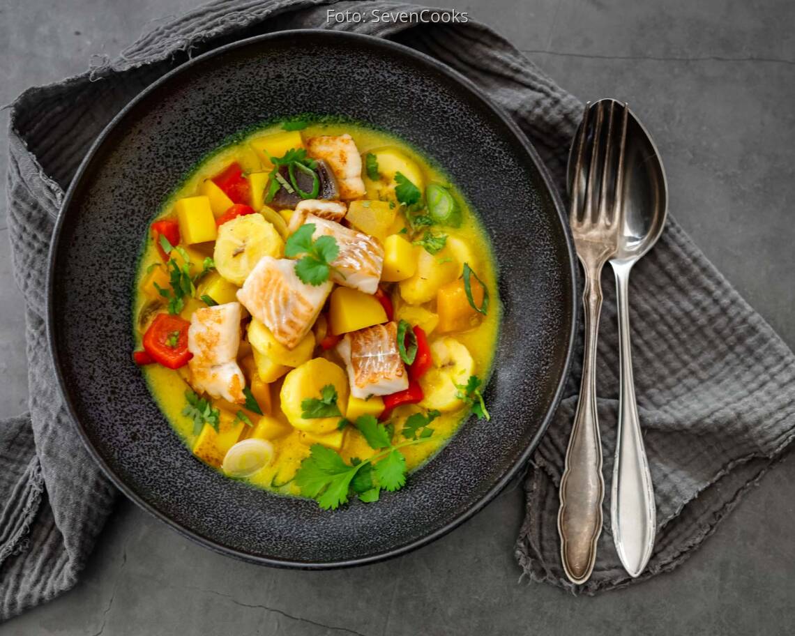 Flexitarisch Rezept: Fisch-Curry 1