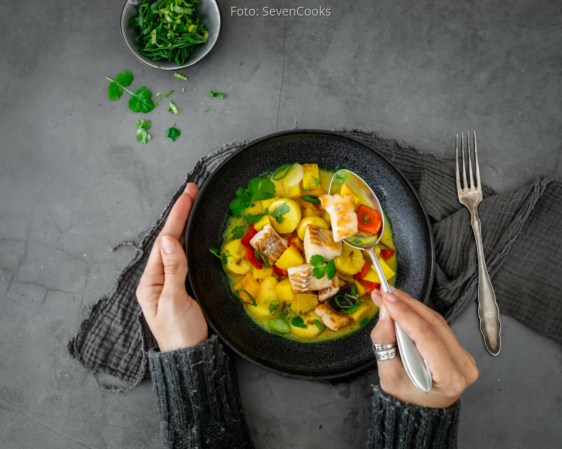 Flexitarisch Rezept: Fisch-Curry 3