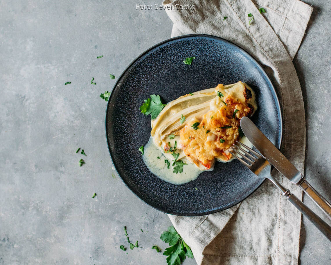 Flexitarisches Rezept: Überbackener Chicorée 2