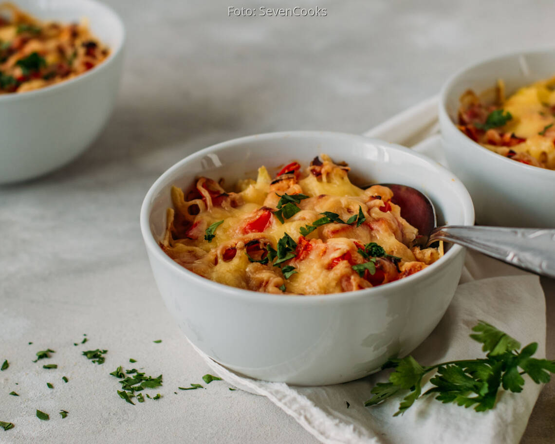 Flexitarisches Rezept: Blumenkohlauflauf