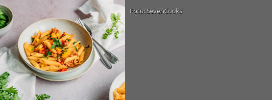 Rezeptbild für "Bunte Salsiccia-Pasta"