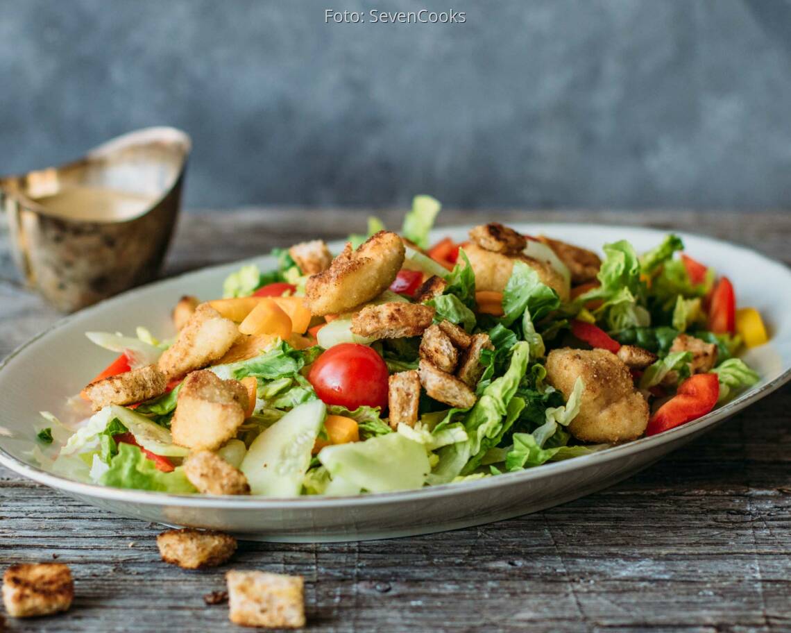 Flexitarisches Rezept: Caesar Salad_1