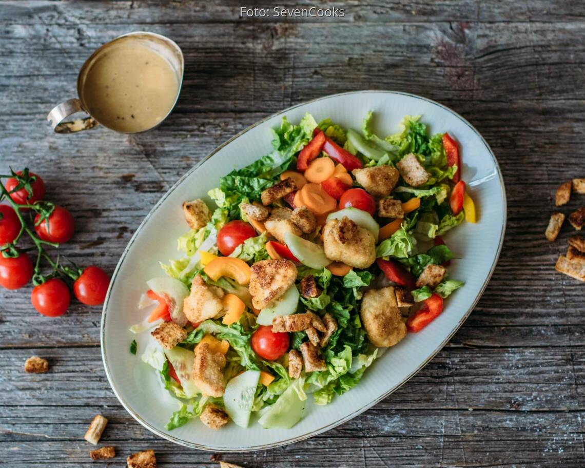 Flexitarisches Rezept: Caesar Salad_2