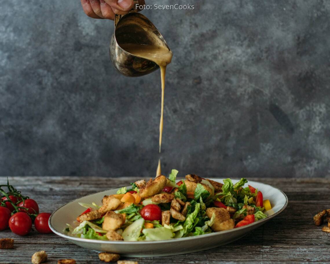 Flexitarisches Rezept: Caesar Salad_3