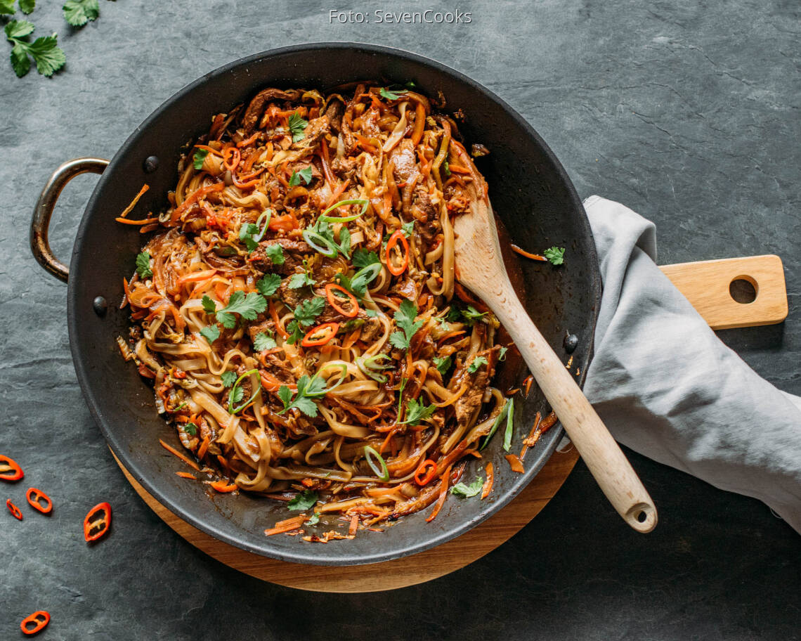 Flexitarisches Rezept: Chinakohlgemüse Pfanne 1