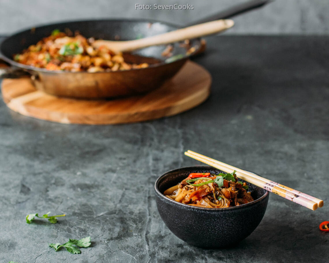 Flexitarisches Rezept: Chinakohlgemüse Pfanne 3