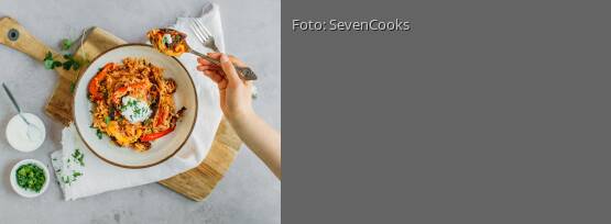 Rezeptbild für "Ofenreis vom Blech"