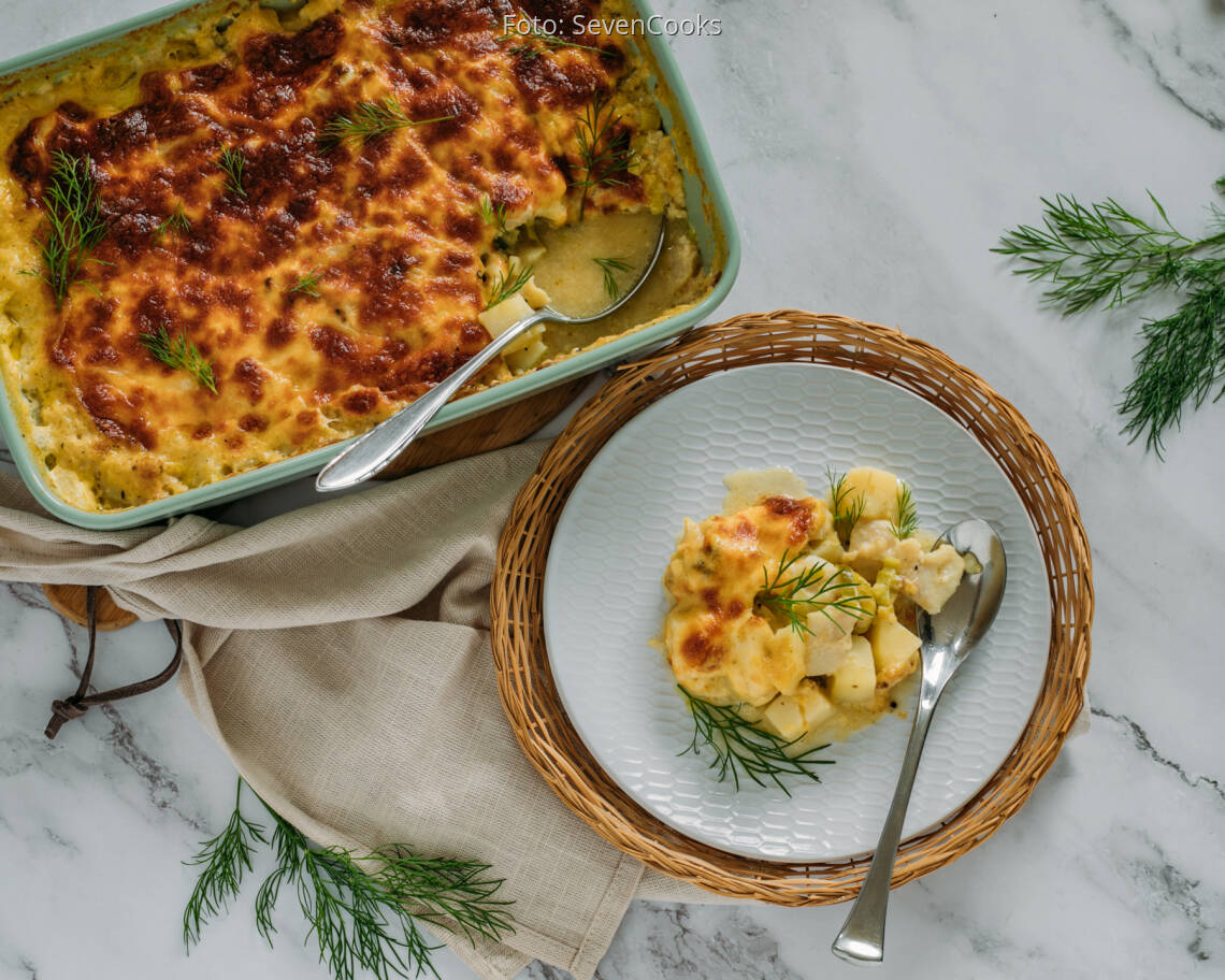 Flexitarisches Rezept: Fisch Pie 2