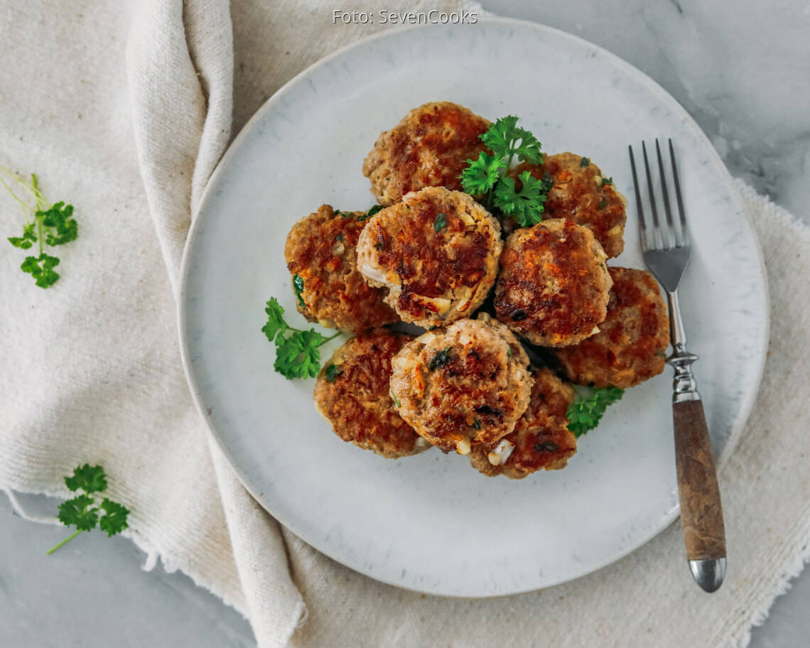 Flexitarisches Rezept: Fleischküchle 3