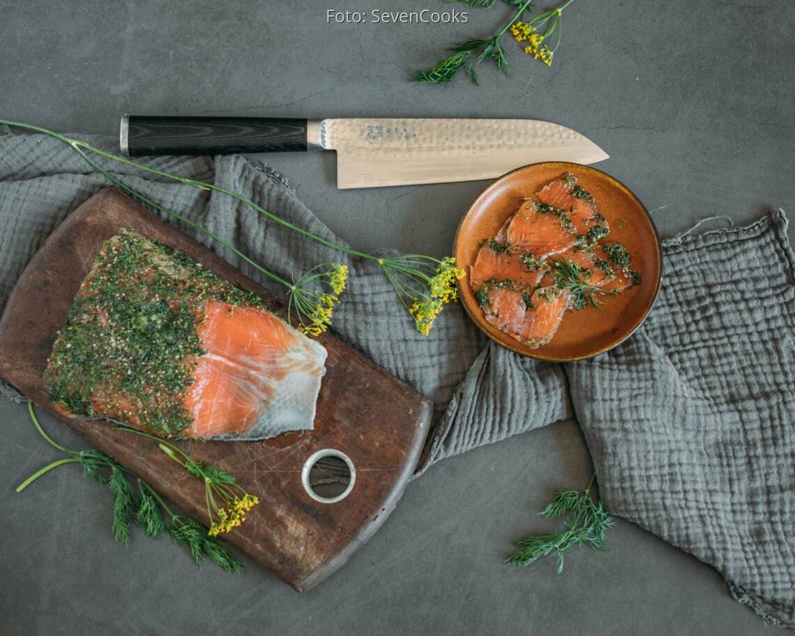 flexitarisches Rezept: Gebeizter Lachs 2