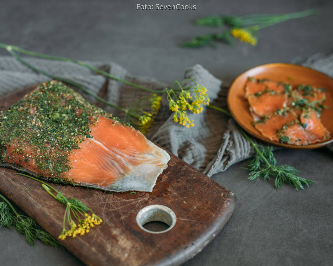 flexitarisches Rezept: Gebeizter Lachs 3