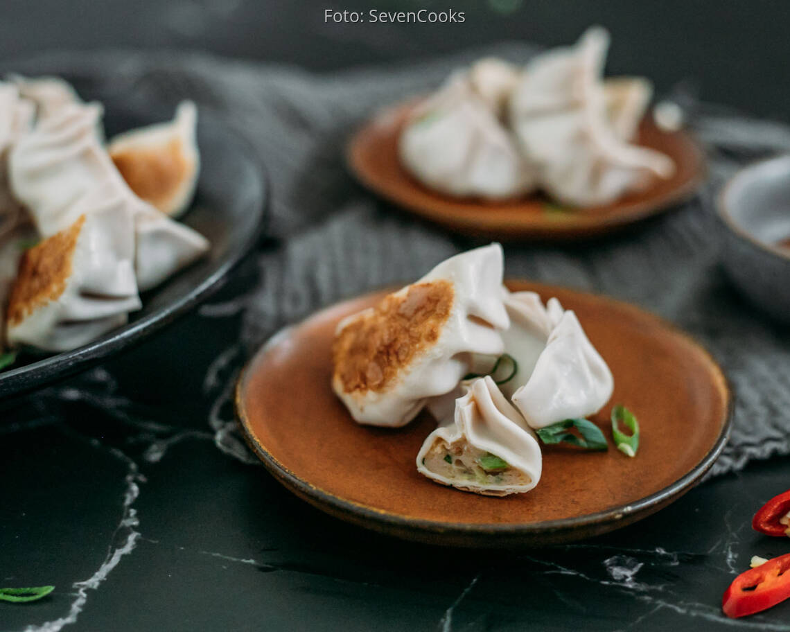 Flexitarisches Rezept: Gyoza-Dumpling mit Garnelen 3
